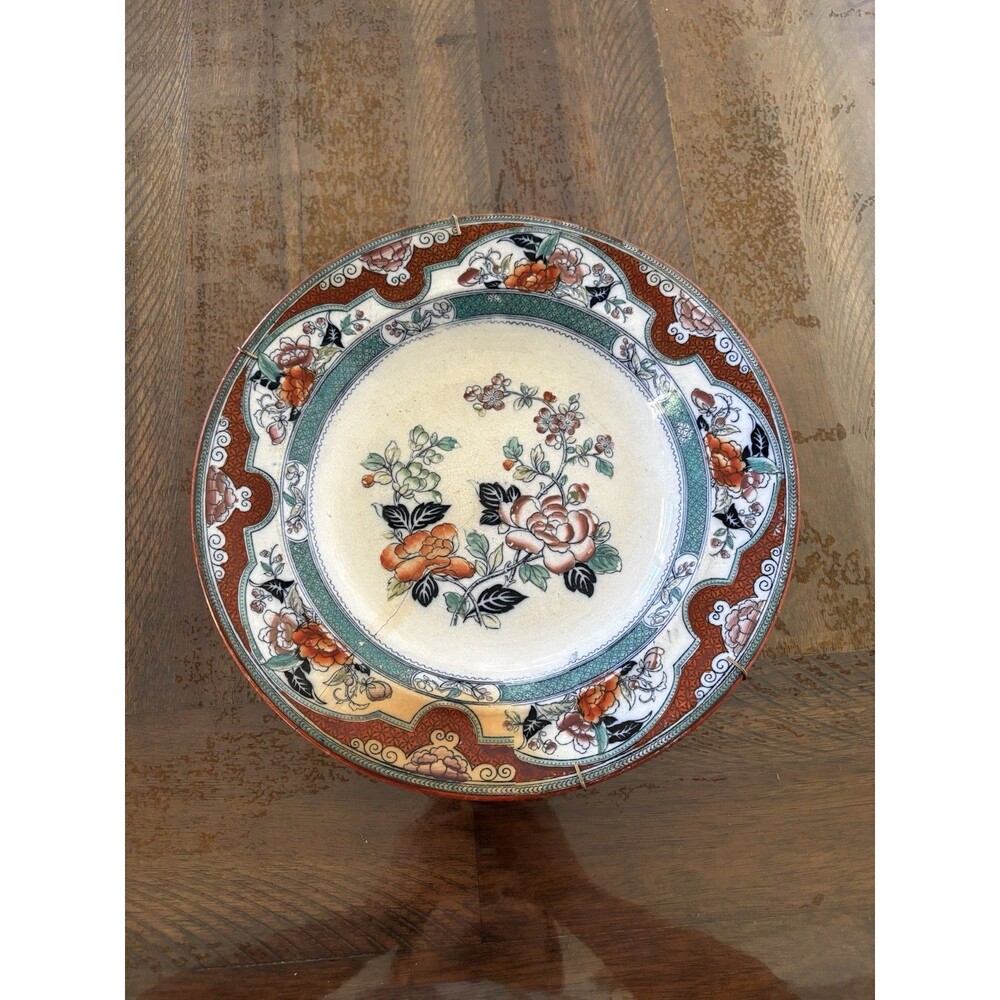 Albert “J&E” Oriental Floral Motif Antique Plate